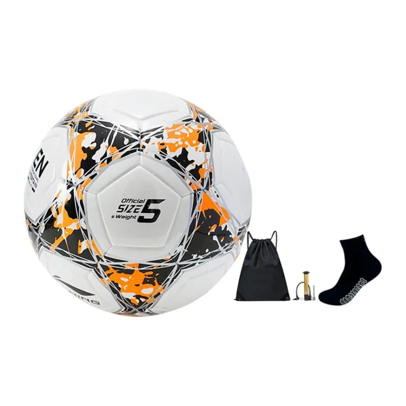 LiNing Size 5 Soccer TPU Seamless Thermal bonding Unisex Multicolor-11