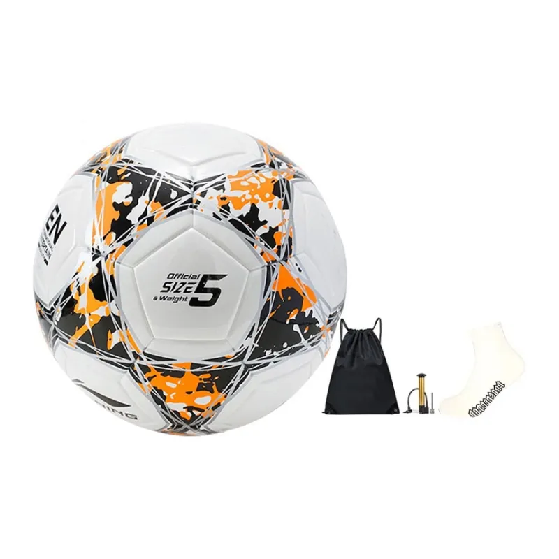 LiNing Size 5 Soccer TPU Seamless Thermal bonding Unisex Multicolor-12