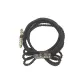 Love Polka Dot Bowknot Hair Tie 1 Pack (Dark Brown)