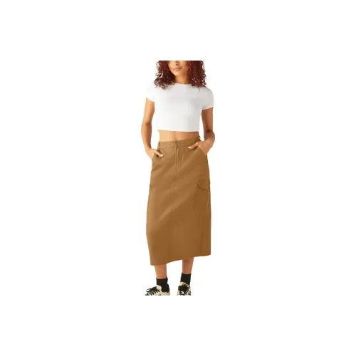 Dickies Casual Long Skirts Women's Brown