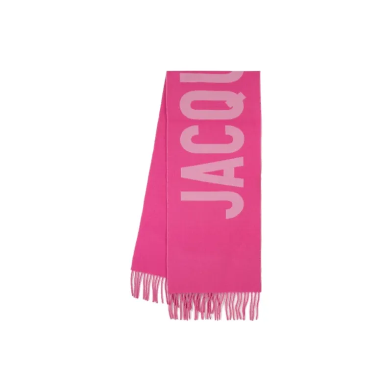 Jacquemus Knit Scarves Unisex Pink-1