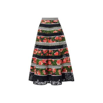 CarolinaHerrera Casual Long Skirts Women's Multicolor