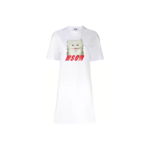 MSGM T Shirts Women's White