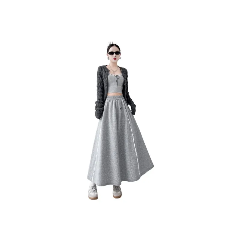 MPOX Casual Long Skirts Women's-7