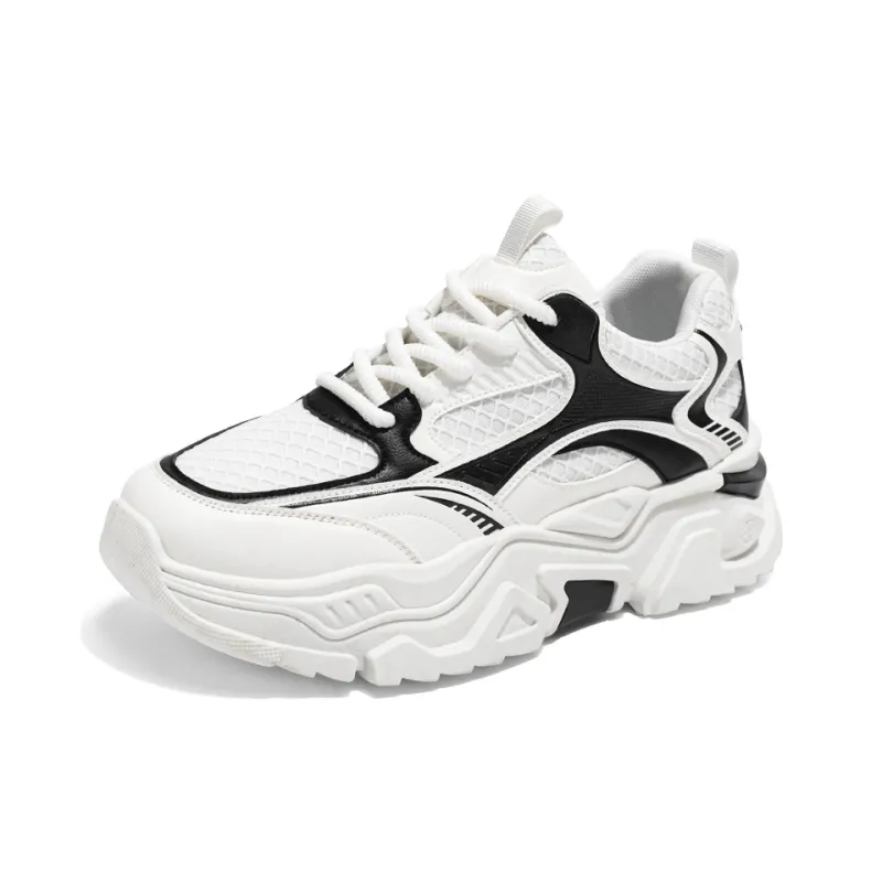 HACKBUTEER Low Top Chunky Sneakers Men's Box Included-2