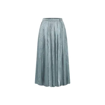 BBLLUUEE Casual Long Skirt Women's Teal Aqua Green