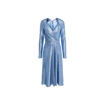 Talbot Runhof Evening Dress Women's Blue