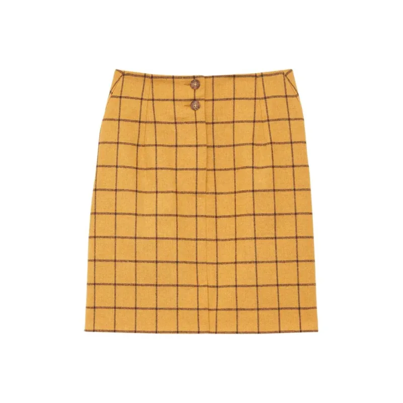 INES DE LA FRESSANGE Casual Short Skirts Women's Yellow-0
