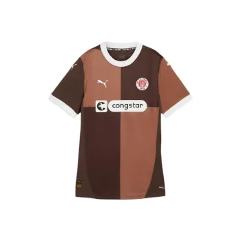 PUMA SS24 FC St. Pauli 24/25 Home Waisted Jersey Women's Soccer Jerseys Women's Umber