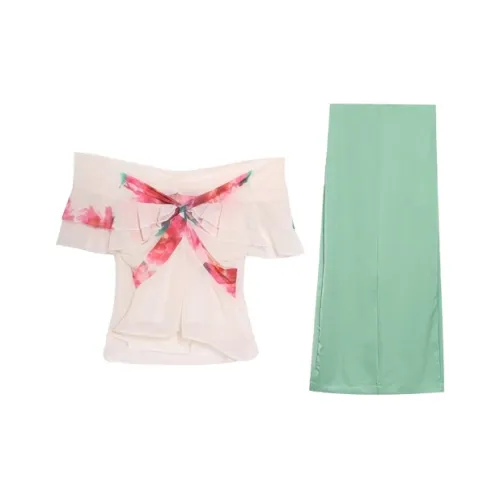 BDGU Skirt Set Women's Top+Skirt