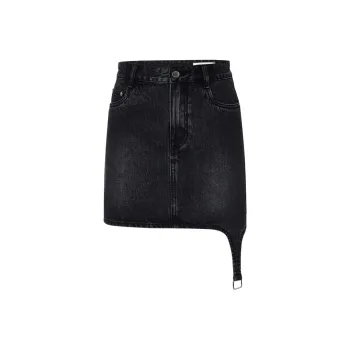 MOCO x COPERNI Denim Short Skirts Women's Denim Black