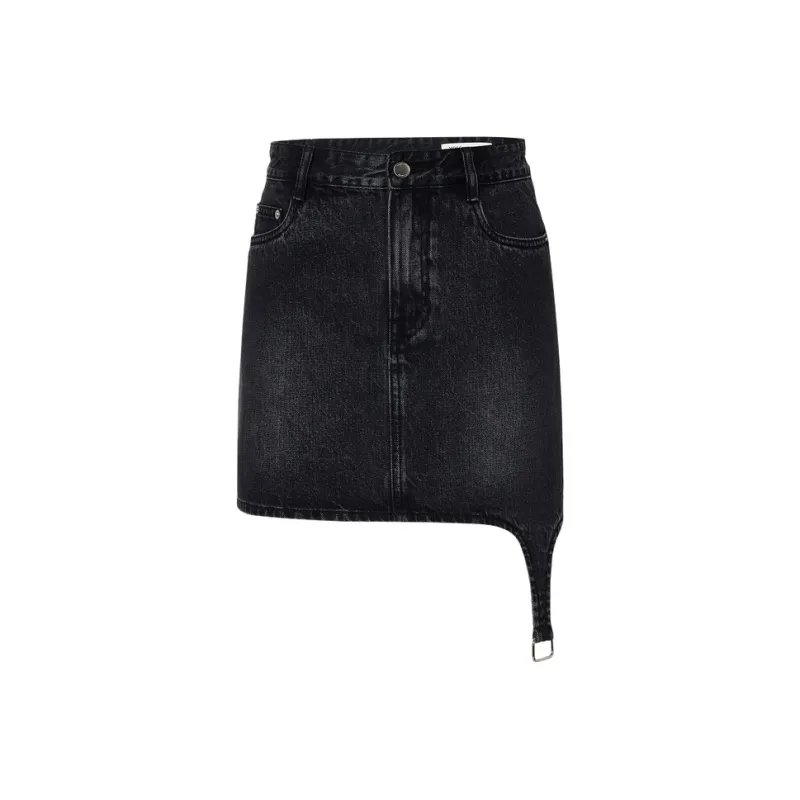 MOCO x COPERNI Denim Short Skirts Women's Denim Black-0