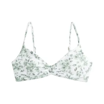 Hollister Two-Piece Swimsuits Women's Olive Green Floral