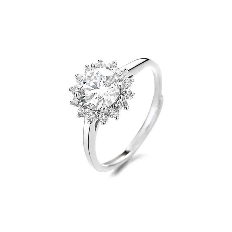 VEZA S999 Fine Silver Rings Women's-0