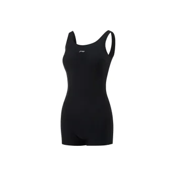 LiNing Swimming Series One piece Swimsuit Women's Black