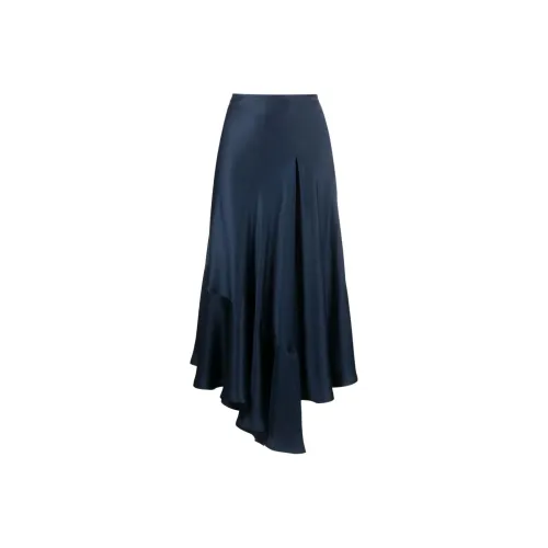 Colville 마린 블루 여성 캐주얼 롱 스커트