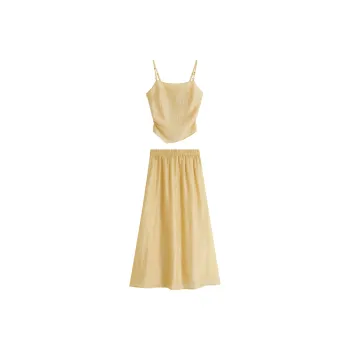 Inman Skirt Set Women's Bright Yellow