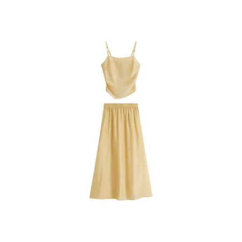 Inman Skirt Set Women's Bright Yellow