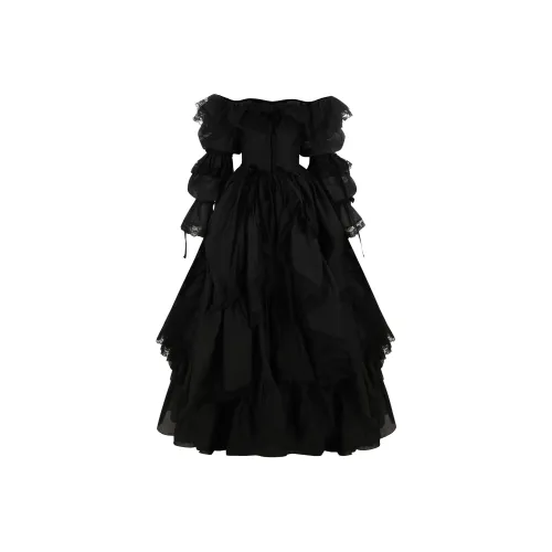Selkie Collection FW24 Evening Dress Women's Black