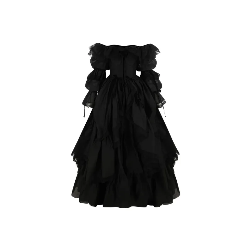 Selkie Collection FW24 Evening Dress Women's Black-0