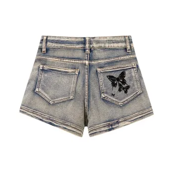 SUPEREALLY Denim Shorts Women's
