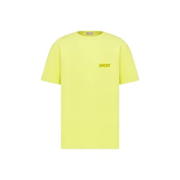 DIOR T Shirts Men Yellow