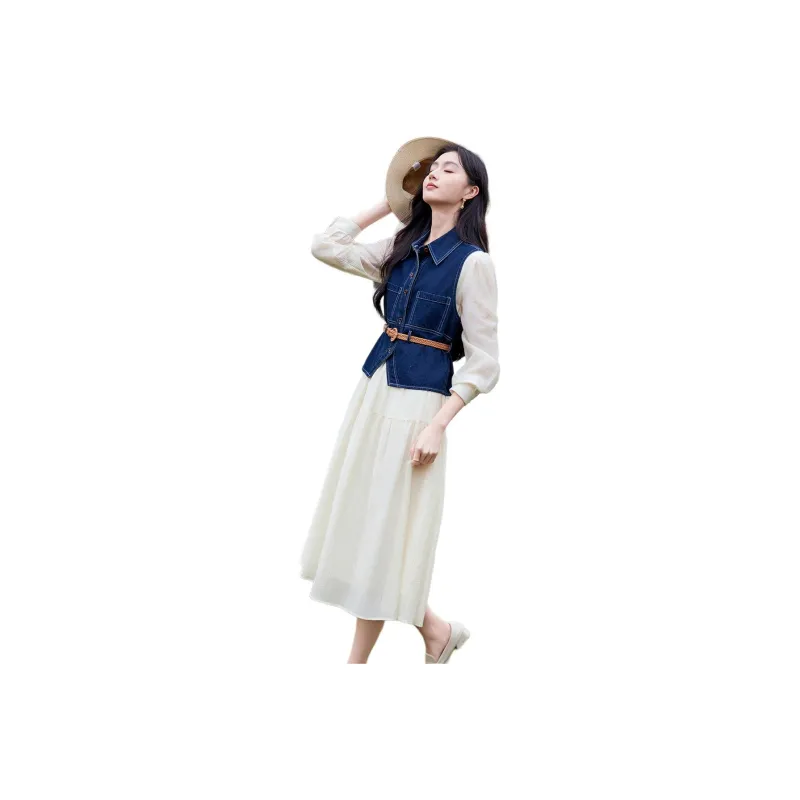 Like The Age Of Water Skirt Set Women's Beige-0
