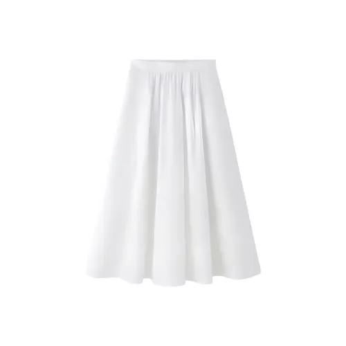 VIKTORIACHAN SS24 Casual Long Skirts Women's White
