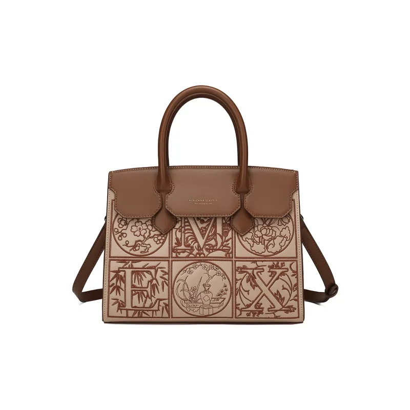 MEXICAN Polyurethane Leather Crossbody Handbag Women's Multicolor-4