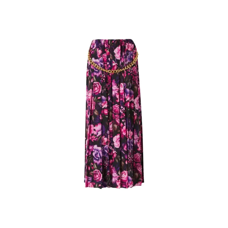 Balenciaga Pleated Maxi Skirt-0