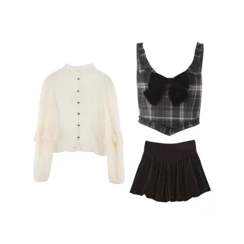 ACAINES Two Piece Skirt Sets Women's