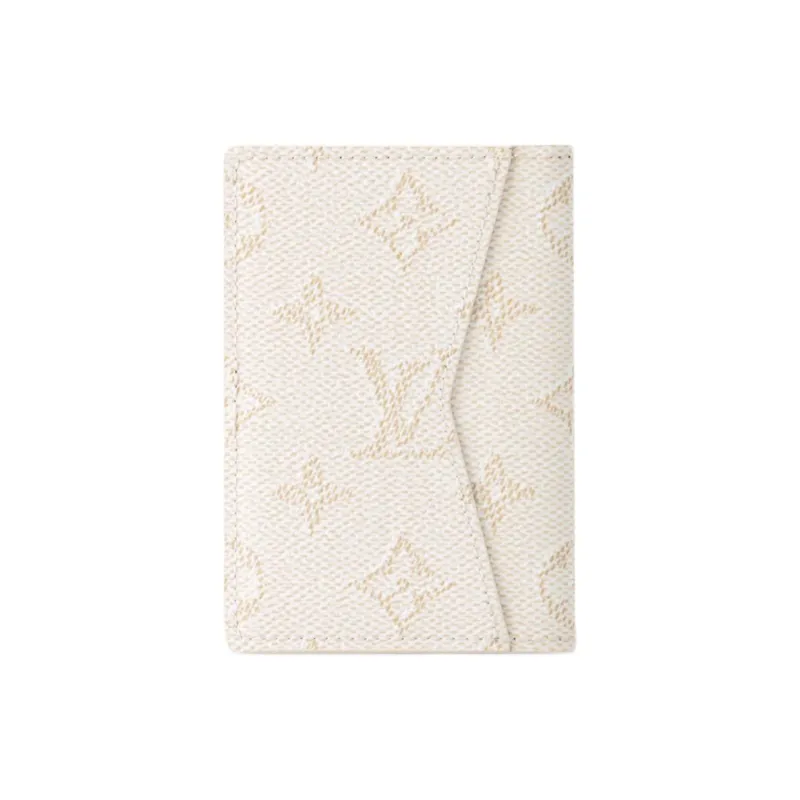 LOUIS VUITTON Print Wallet Women's White-2