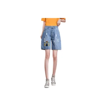 Weixi Denim Shorts Women's Blue