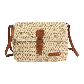 YZUE Woven Shoulder Bag Women's Multicolor