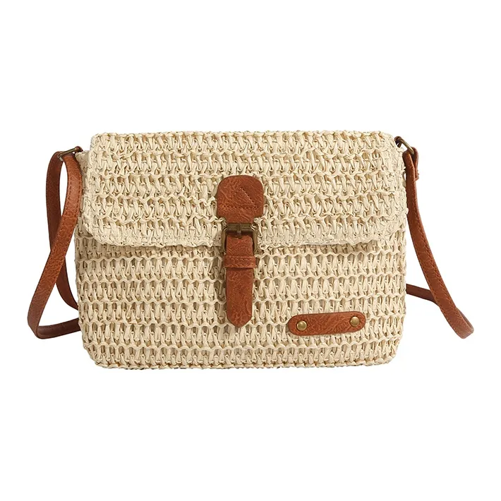 YZUE Woven Shoulder Bag Women's Multicolor-0