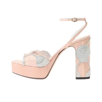 Valentino Bowow One Strap Sandals 11.5cm Women's Pink