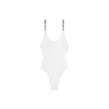 Victoria's Secret One piece Swimsuit Women's White Diamond