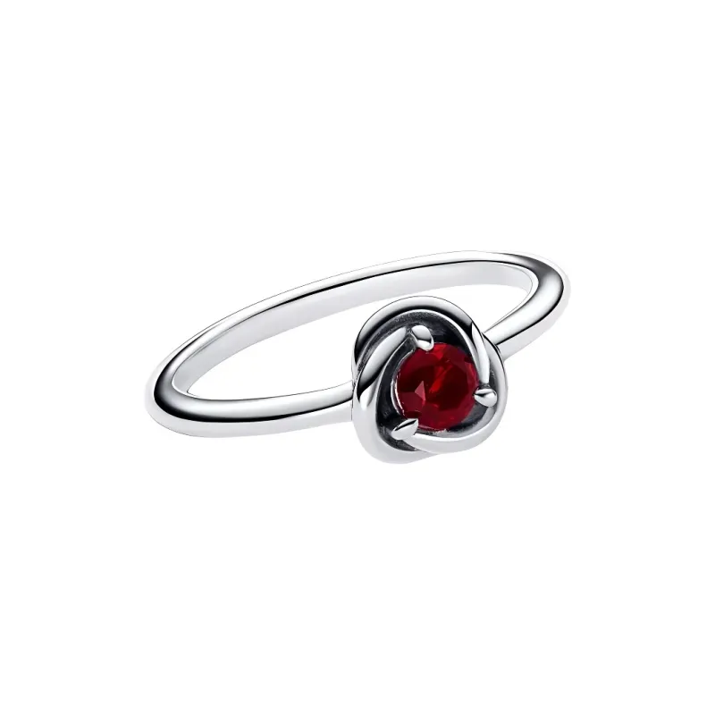 Pandora Crystal, Sterling Silver Rings Unisex Silver-1