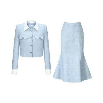 CHICHY CHICHY Size Sister Series Skirt Set Women's Blue