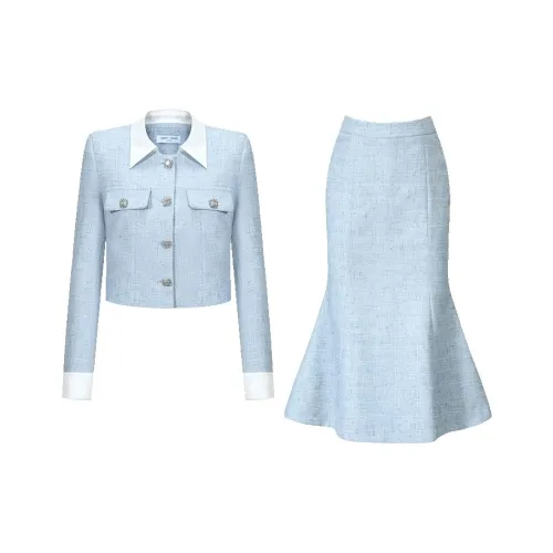 CHICHY CHICHY Size Sister Series Skirt Set Women's Blue