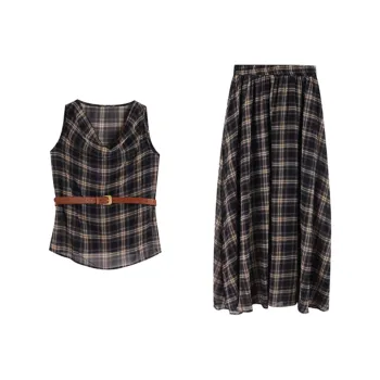 ETSE Two Piece Skirt Sets Women's