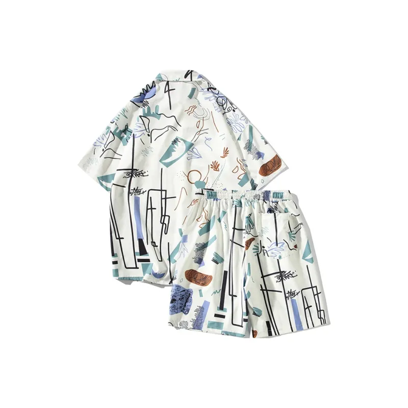 Fakeyoung Shirt Matching Set Unisex-3