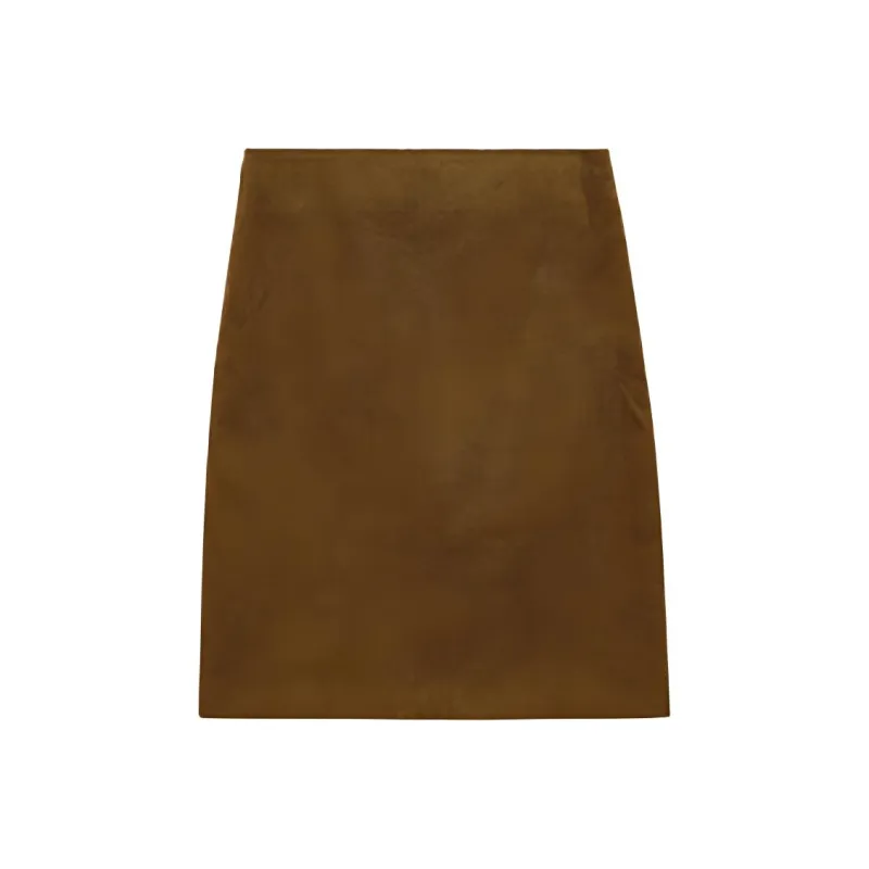 Omont Casual Long Skirt Women's Milk Coffee-0
