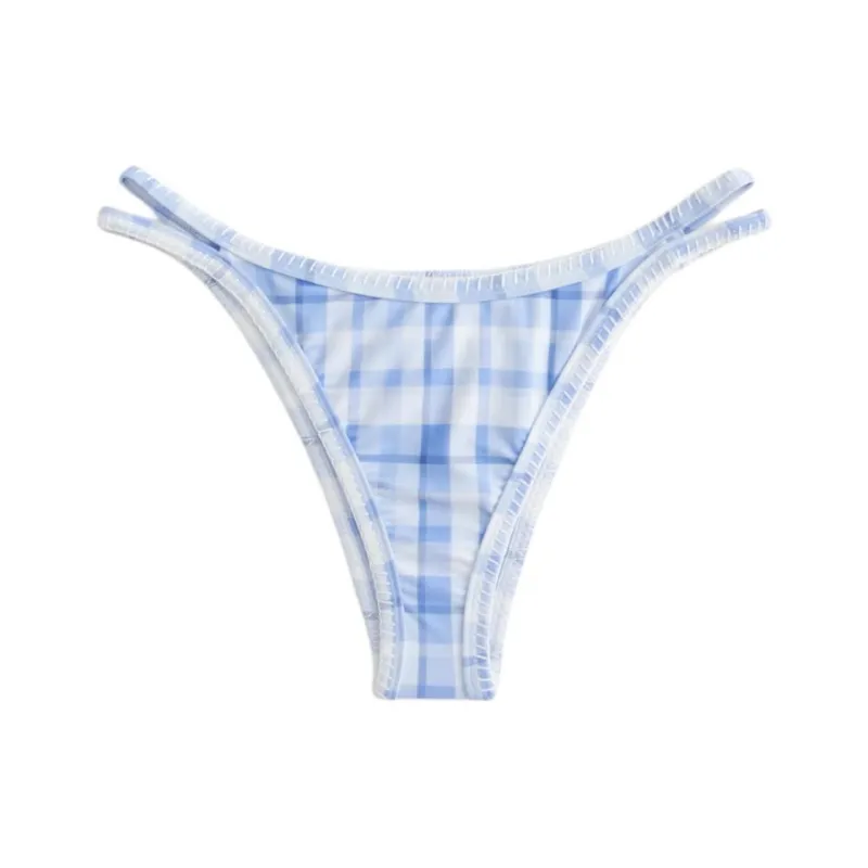 Hollister Swimming Shorts Women's Blue Plaid-0