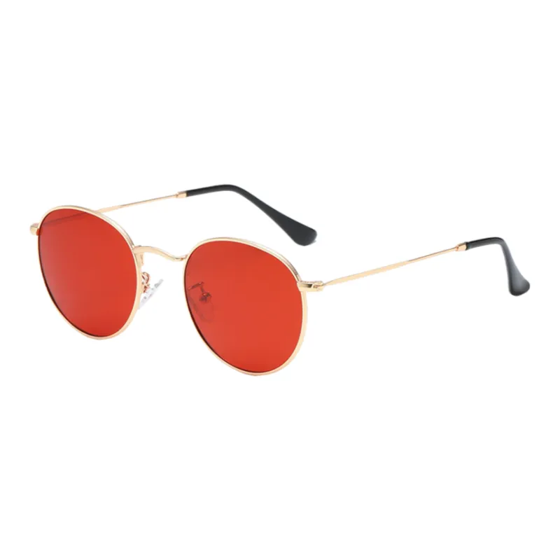 SOMAN Metal Round Sunglasses Unisex-16