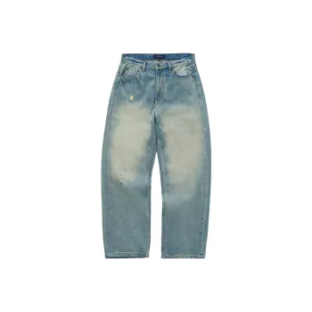 714STREET Jeans Unisex Denim Blue