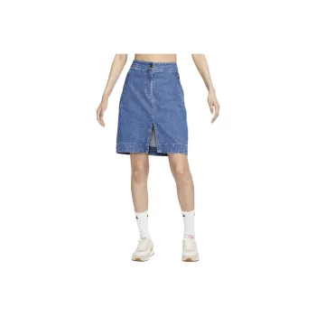 Nike Sportswear Denim Short Skirts Women's Medium Blue