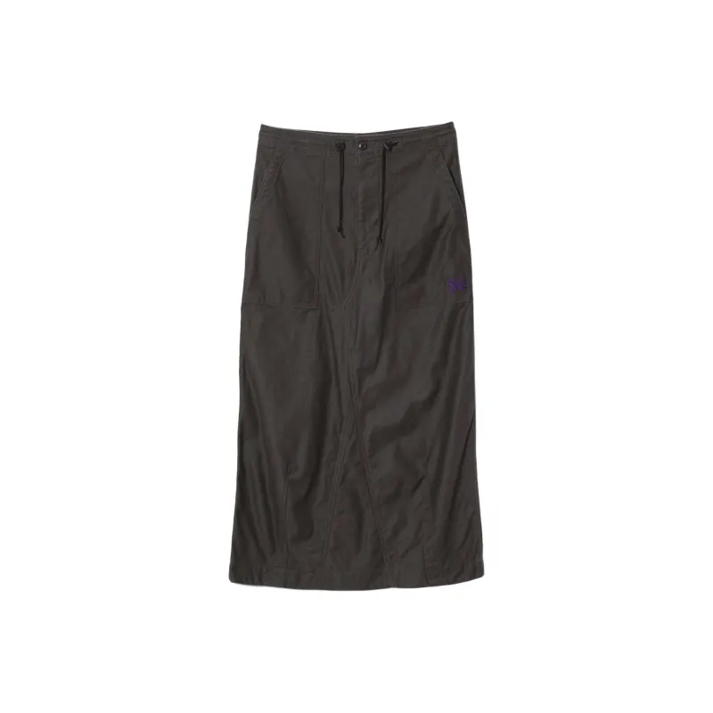 Needles SS25 Casual Long Skirt Women's Black-0
