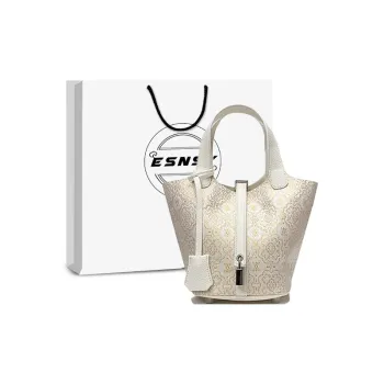 ESNSY Fabric Handbag Women's Victory Apricot