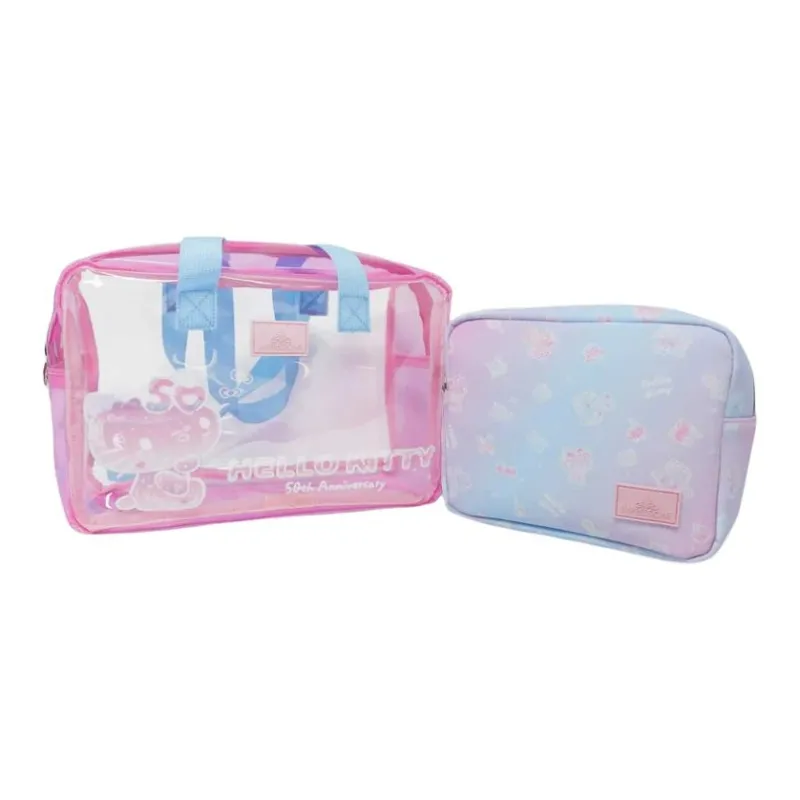 Sanrio Impressions Collaboration Hello Kitty PVC Combo Set Women's Pink-2